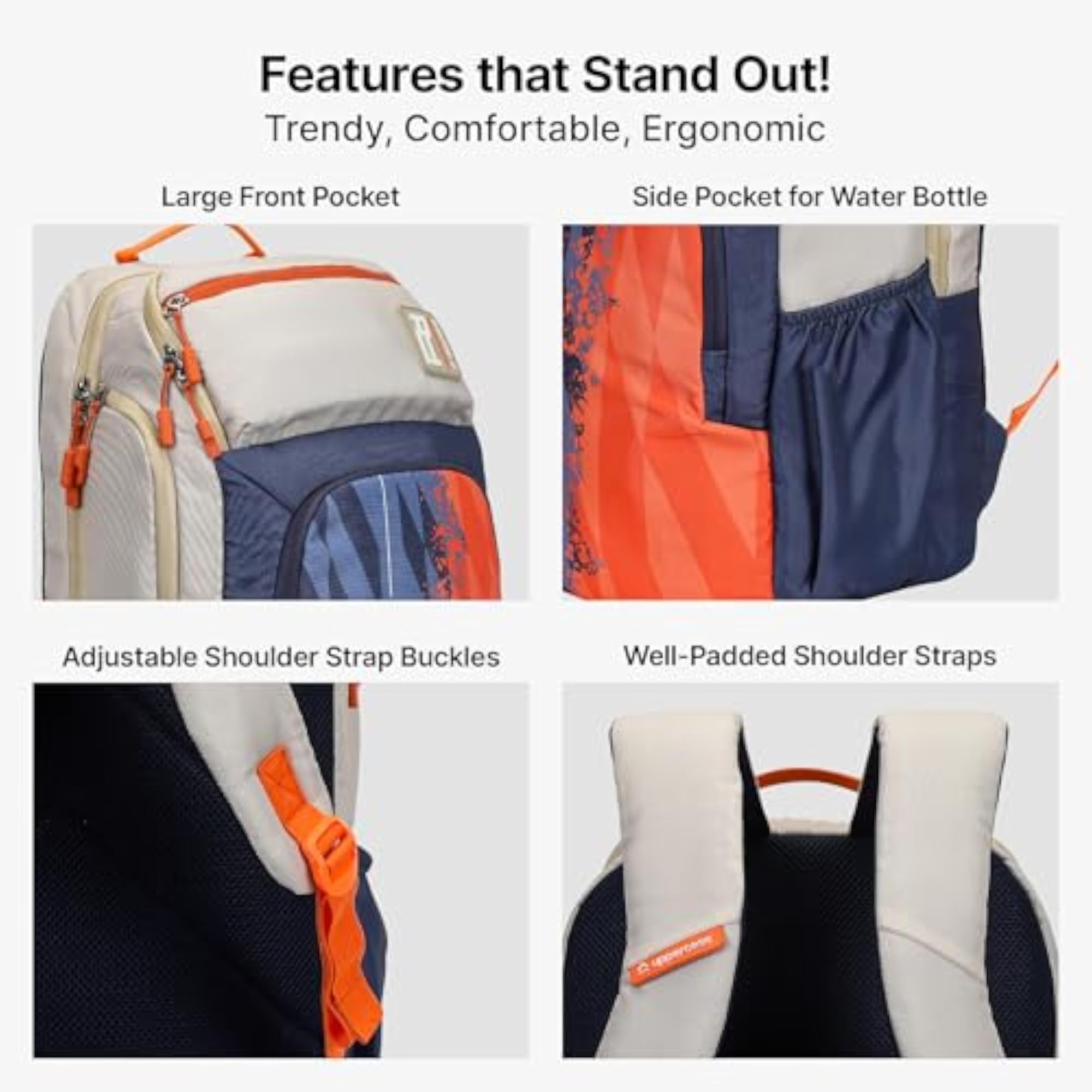 33L Campus School Bag with Quick Access Pocket